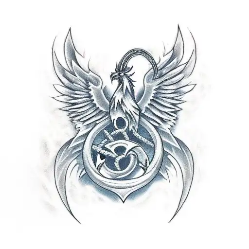 A Phoenix Around An Anchor