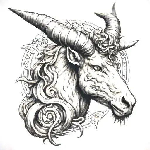 Capricorn Tattoo For Man