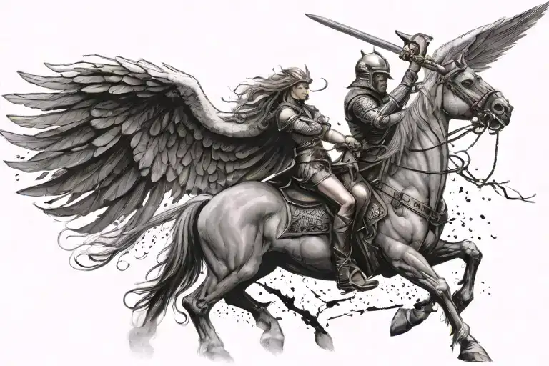 Valkyrie On Battlefeild