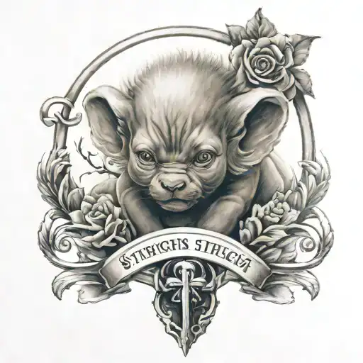 Child Name And Strength Symbol