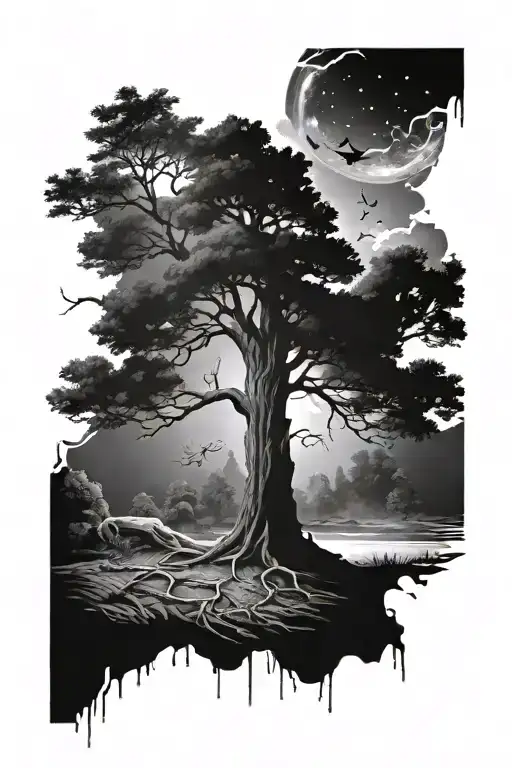 Astral Dead Nature Elements Like Trees