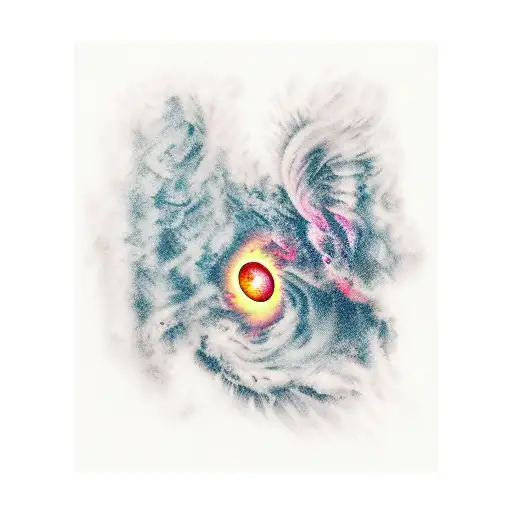 Black Pearl Ship With Carina Nebula