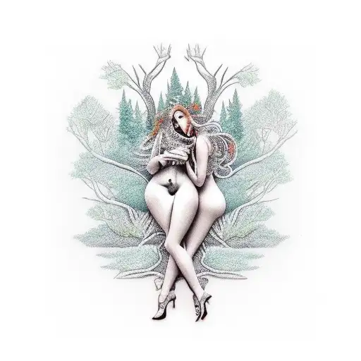 Nude Forest Girls Anal Plug