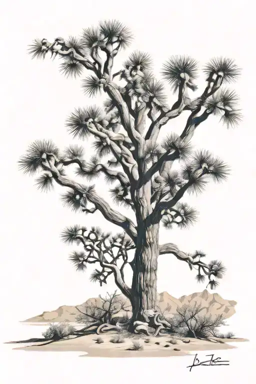 Joshua Tree Desert Landscape