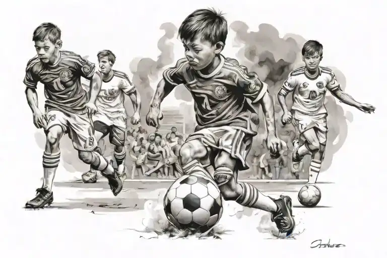 Son Becoming A Football Player In The Future With Chaos