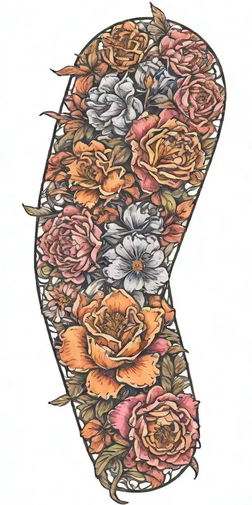 Birth Flowers Intertwined