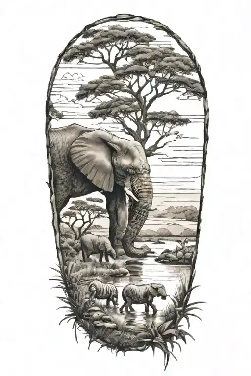 Africa Nature Scene