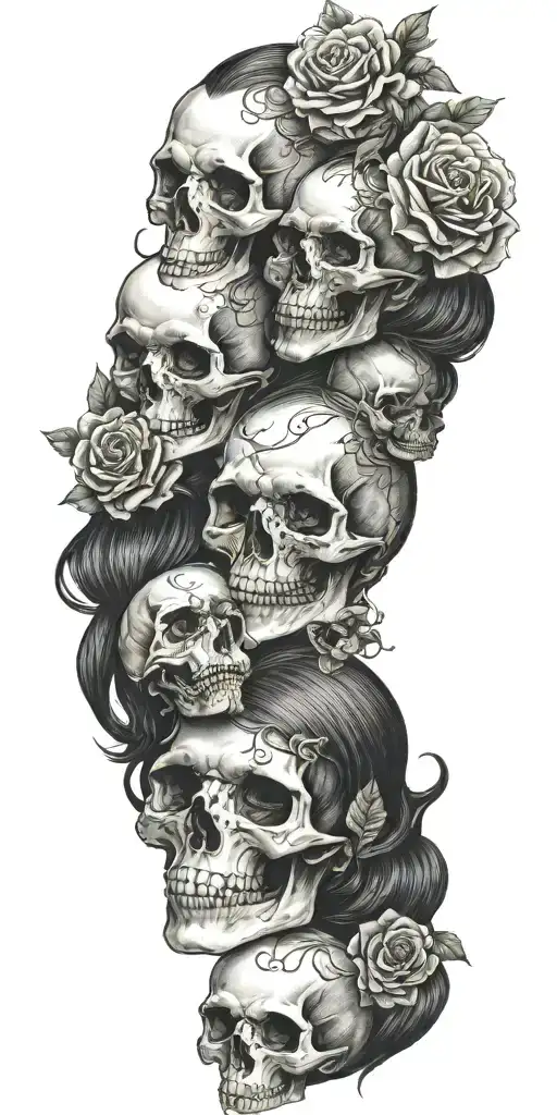 Goth Vampire Women Skulls'