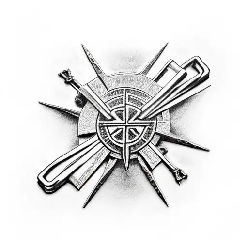 Christian Cross Made Out Of A Dirtbike Chain