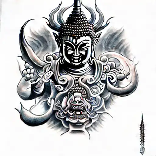 A Demon And A Buddha