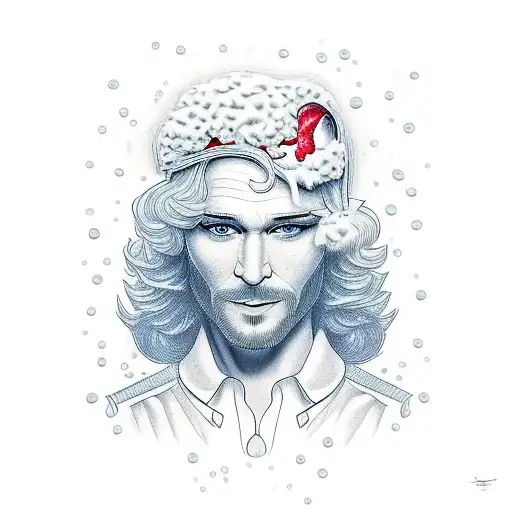 Snow White Male Eating Red Appl4