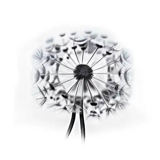 Clover And Dandelion Intertwined