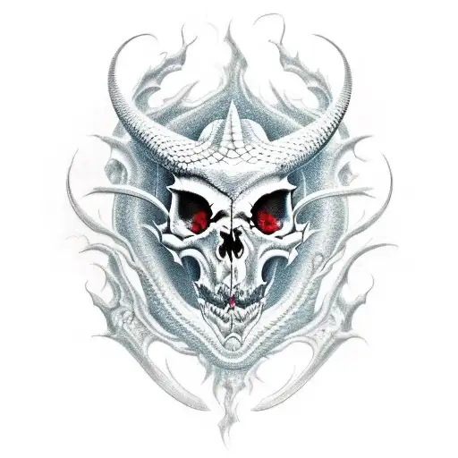 Dragon Skull Side View