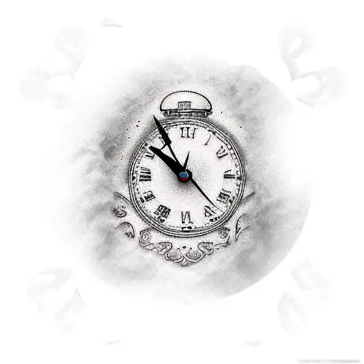 Kitchen Chef Clock Card Tatoo