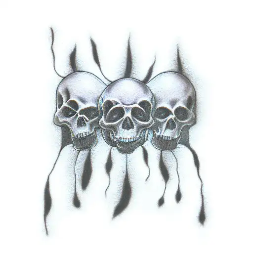 Spooky With Ghosts Pumpkins Skeletons Orange Black Purple