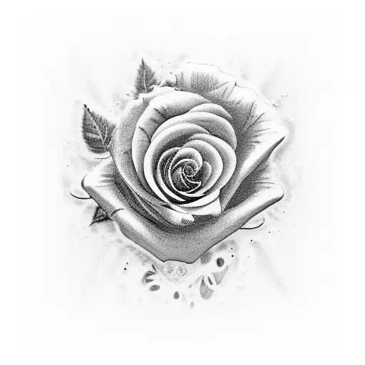 Spooky With Roses Pumpkins Skeletons Orange Black Purple