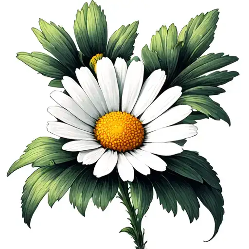 Little Common Daisy Flower