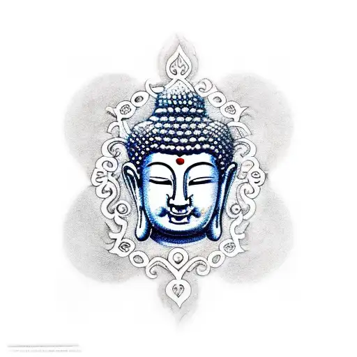 A Tattoo Idea With Buddha