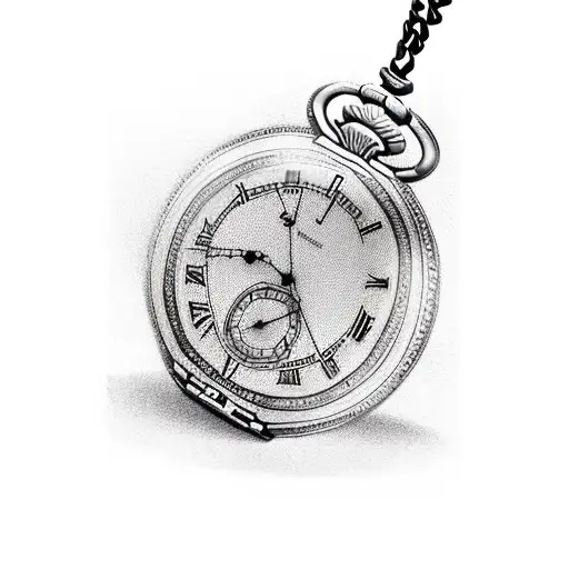 Portrait Pocket Watch Date Of Jirth