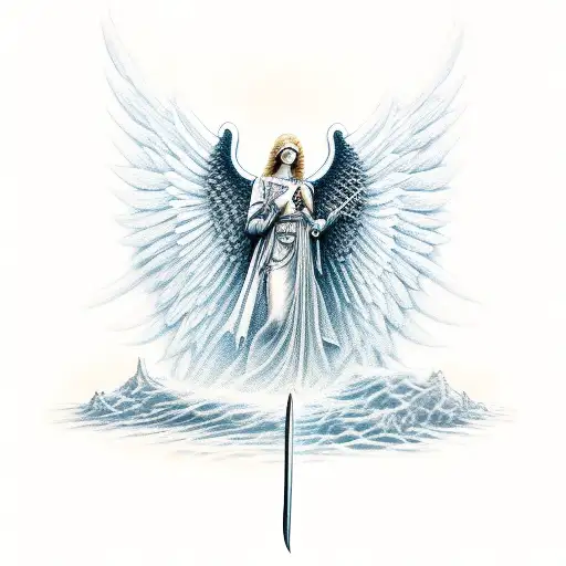 Guardian Angel With A Sword