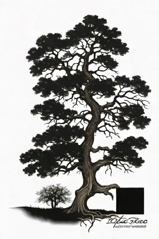 Dead Tree With Roots Spelling Family Tree