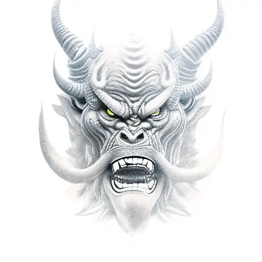 Dark Oni Mask Sleave