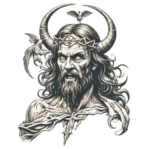 Satan Killing Jesus Christ