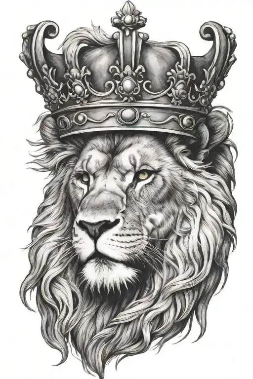 Lion Crown Quote Written