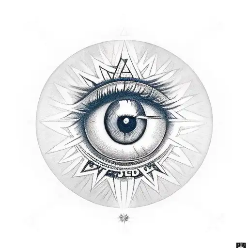 Eye With Star Of David In The Pupil