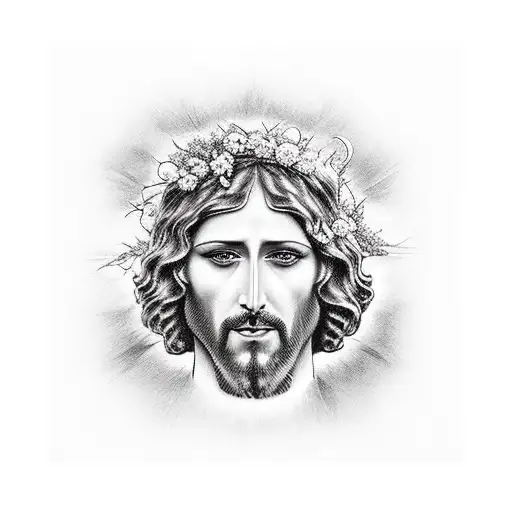 The Road Along Which The Beautiful And Sad Jesus Walks