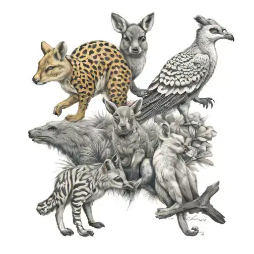 Australian Animals Mixed With Scottish Animals