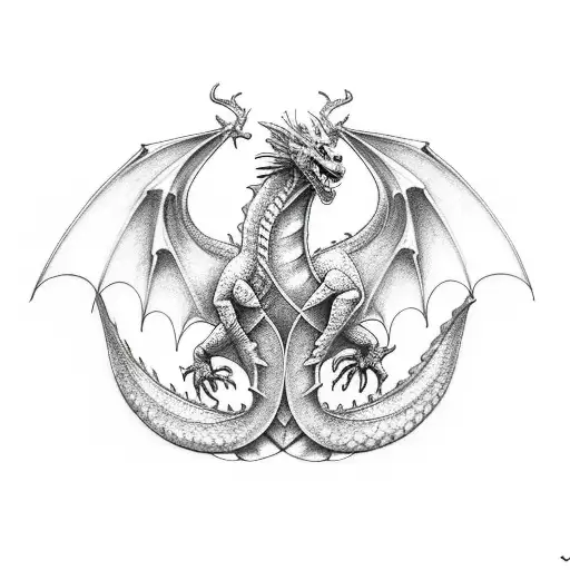 Dragon Et Brouillard