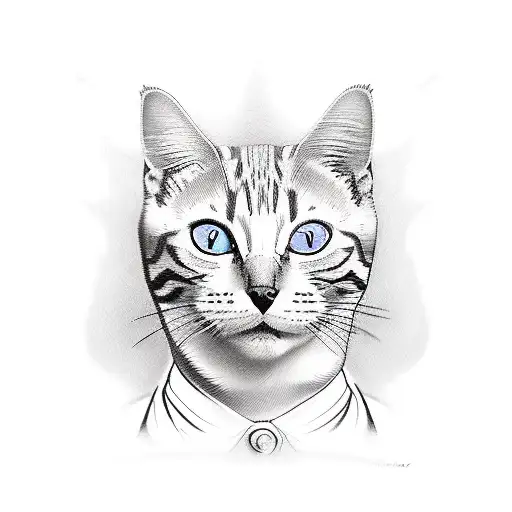 An Orange Cat In Men's 1920S Clothing