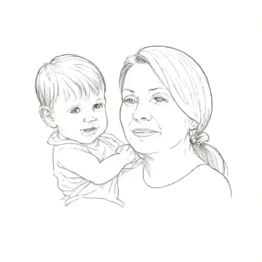 A Mother And A Child