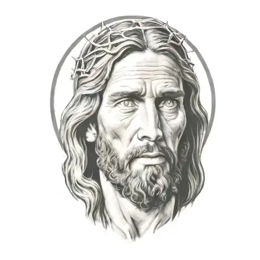 Hyper Realistic Portrait Of Jesus Christ