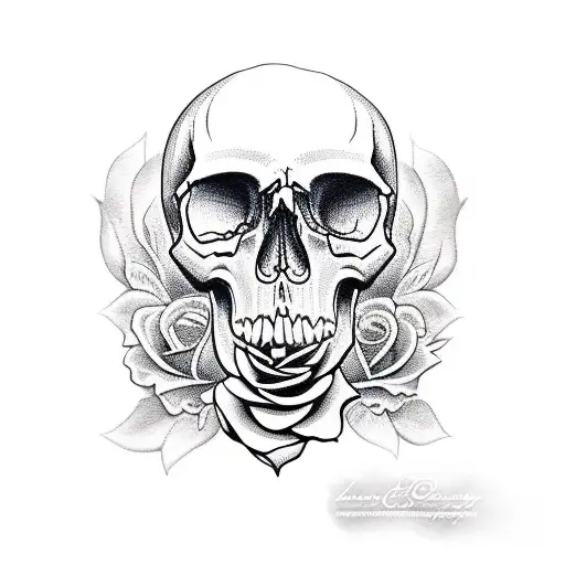 Skull And Roses