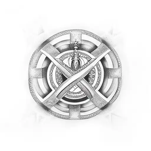 Star Of Life With Snakes