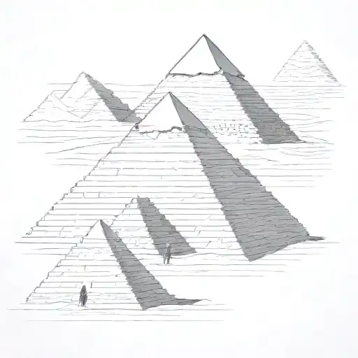 Pyramids Of Egypt Sand Sun Rising