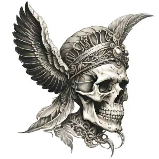 Skull And Head Dress