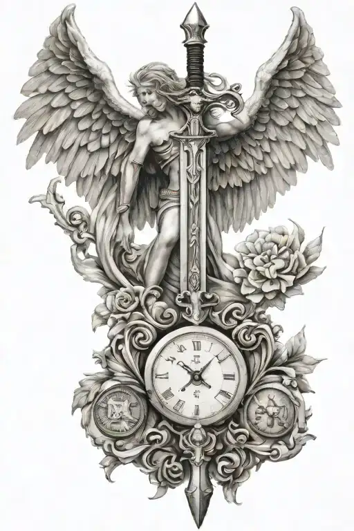 Arch Angel Sword And Scale