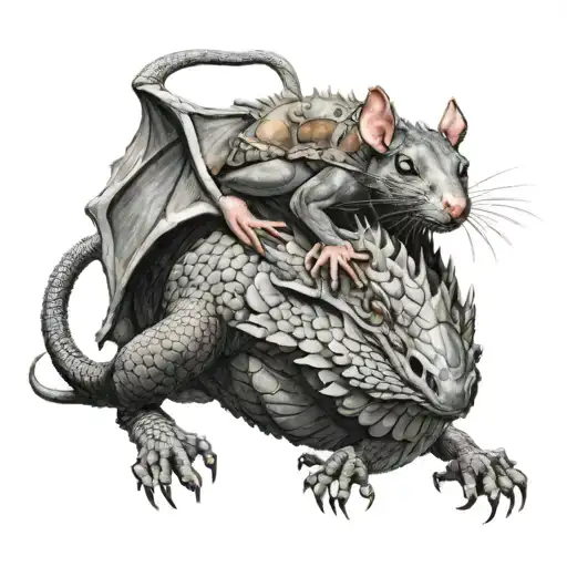 Rat Riding A Dragon