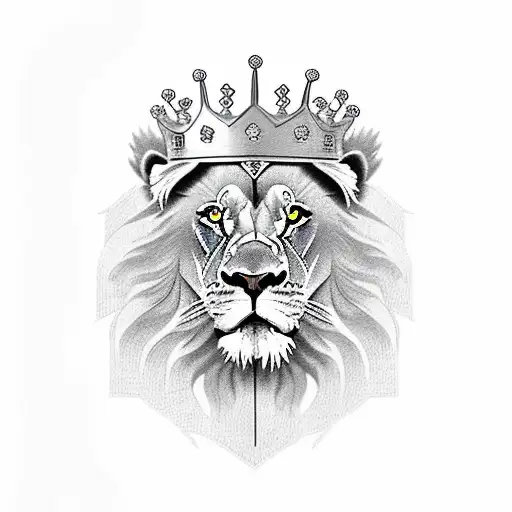 Lion With Crown & Roman Warrior Full Sleeve