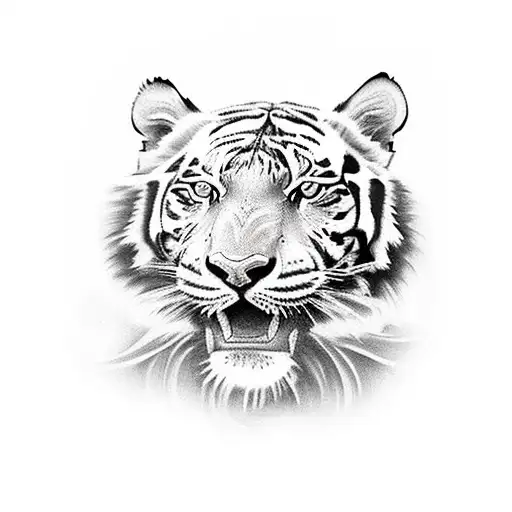 Black And White Tiger Lily