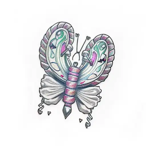 Anchor Heart's Butterflies