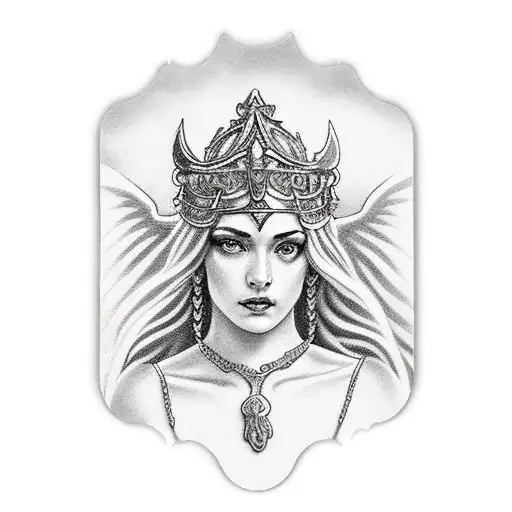 Goddess Of Justice Tarot Card