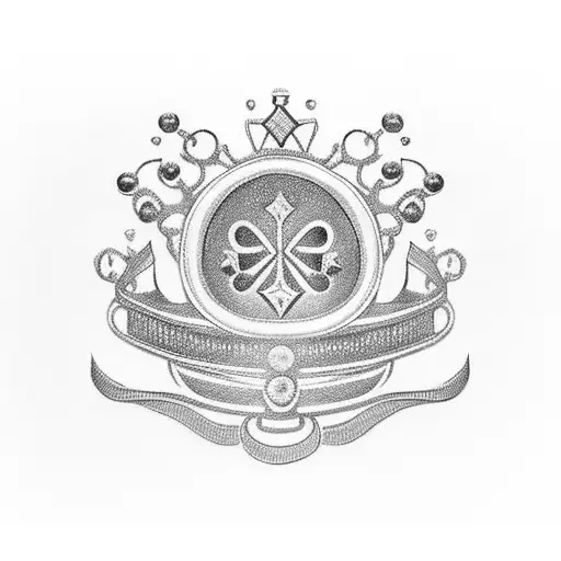 Champion In Cursive With A Crown On The C