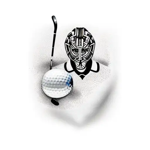 Golf & Icehockey On The Arm