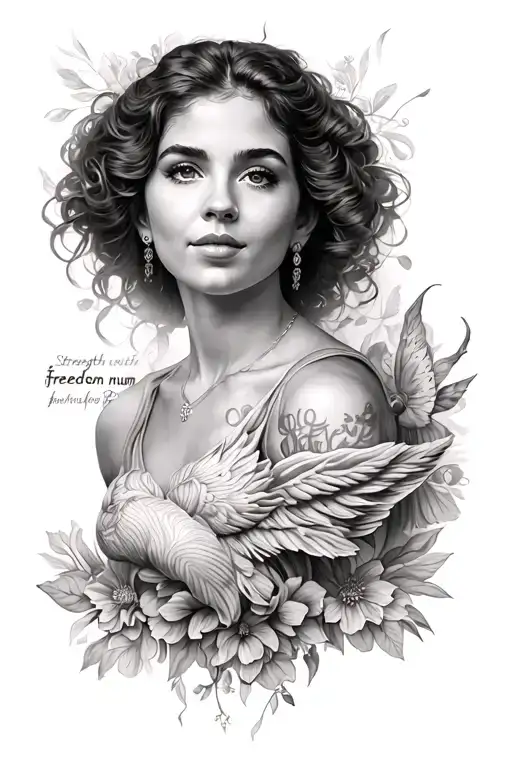 Strength Believe Freedom Mum