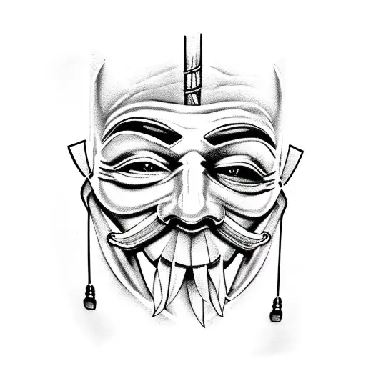 Scream Killer With Guy Fawkes Mask