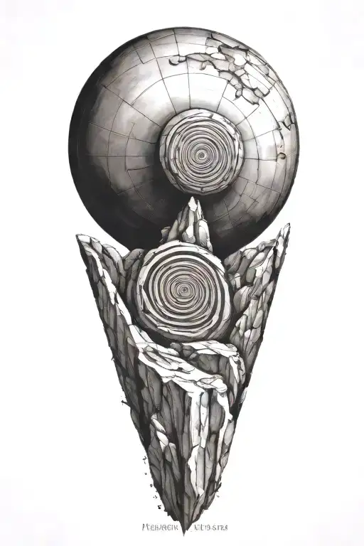 Fibonacci Graph Forming The Shape Of Sisyphus Boulder